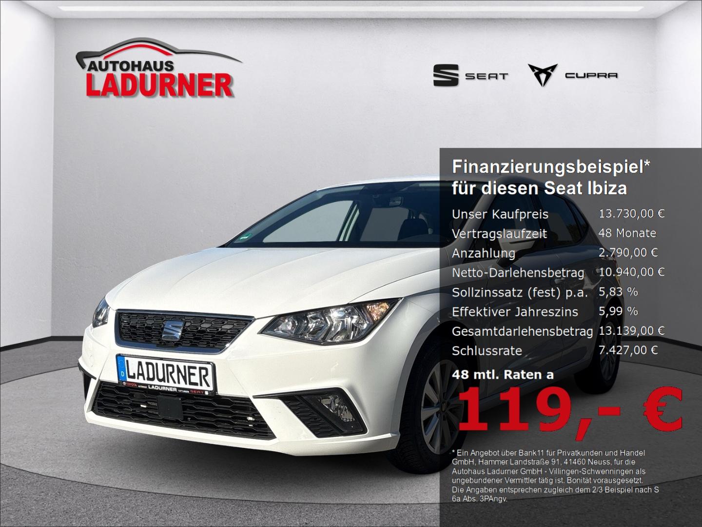 Seat Ibiza Style 1,0 TSI 116 PS *CLIMATRONIC+FULL-LI.