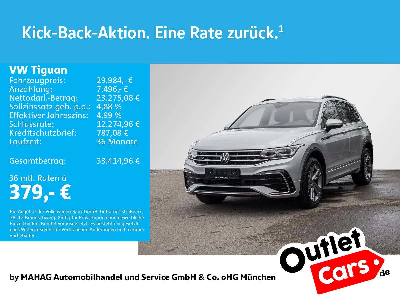 Volkswagen Tiguan R-Line 4Mot 2.0 TSI Leder LED Navi ParkPi