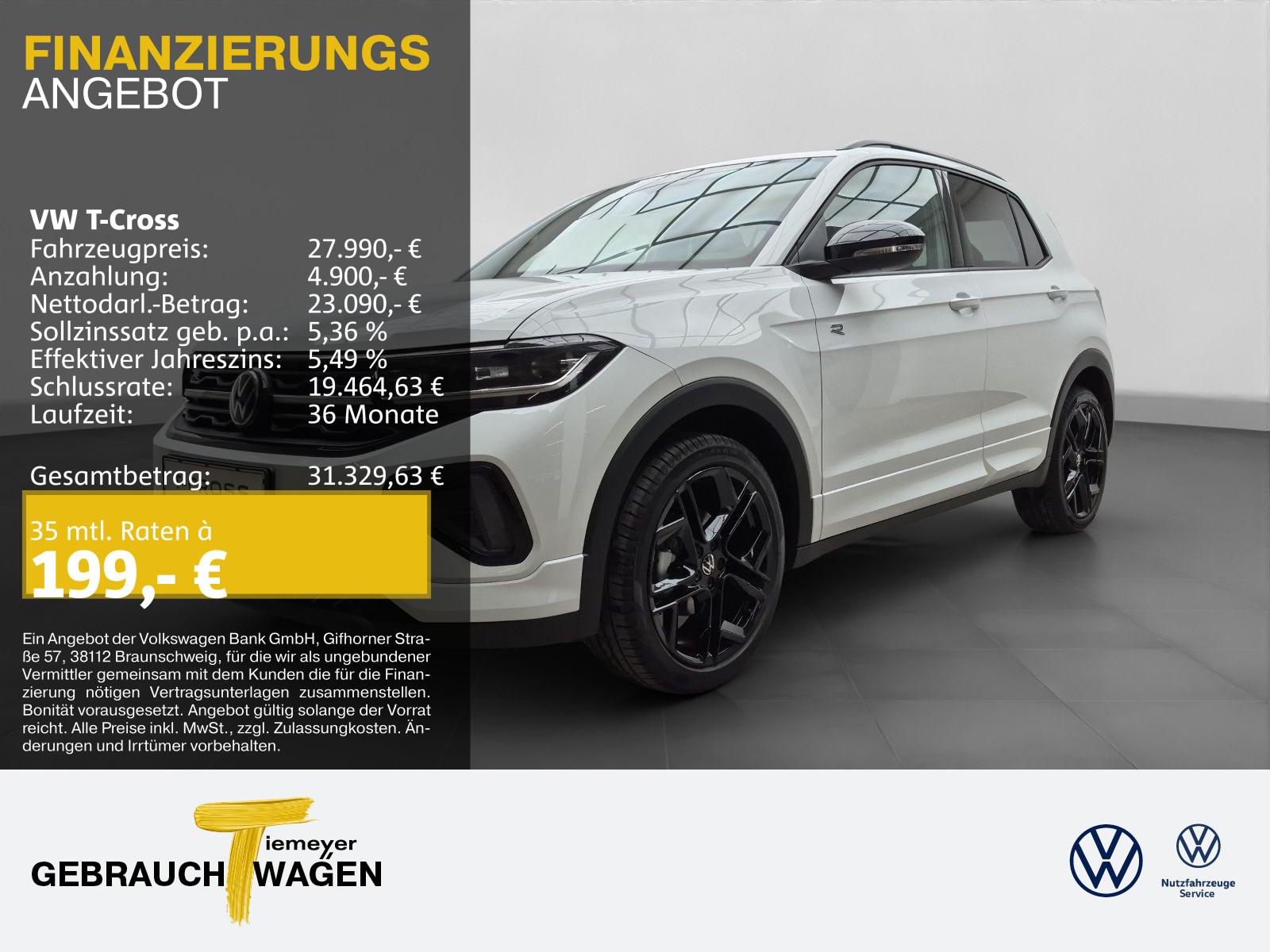 Volkswagen T-Cross 1.0 TSI DSG R-LINE IQ.LIGHT REAR VIEW NA