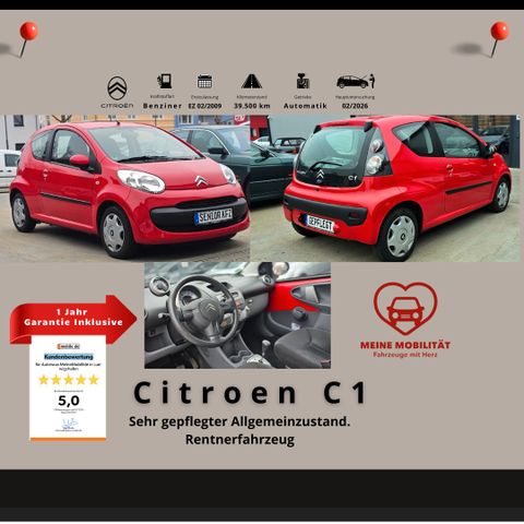 Citroën C1 Style*1.Hd.*Klima*Retner Kfz.*Sehr gepfl.