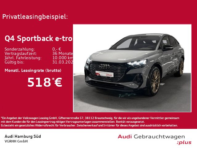 Audi Q4 Sportback 45 e-tron qu. S LINE EDITION/LM21