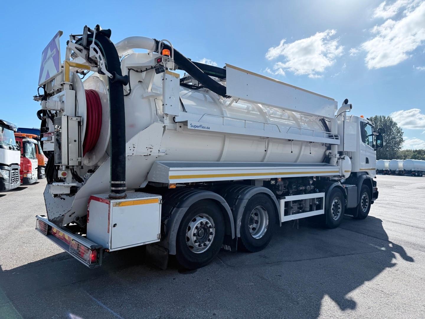Scania G450 8x2*6 Hvidtved Larsen SuperFlex 414 6" JHL