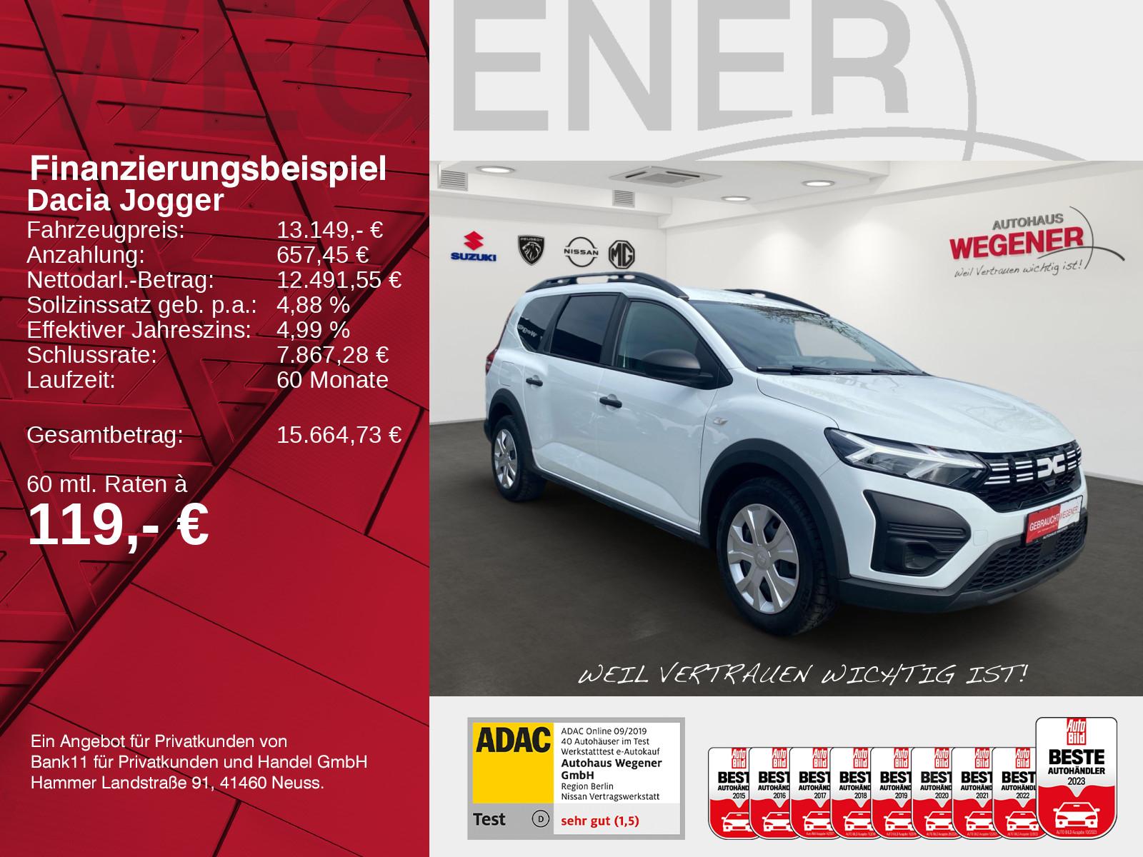 Dacia Jogger ECO-G 1.0 Expression PDC*LPG*LED*Klima