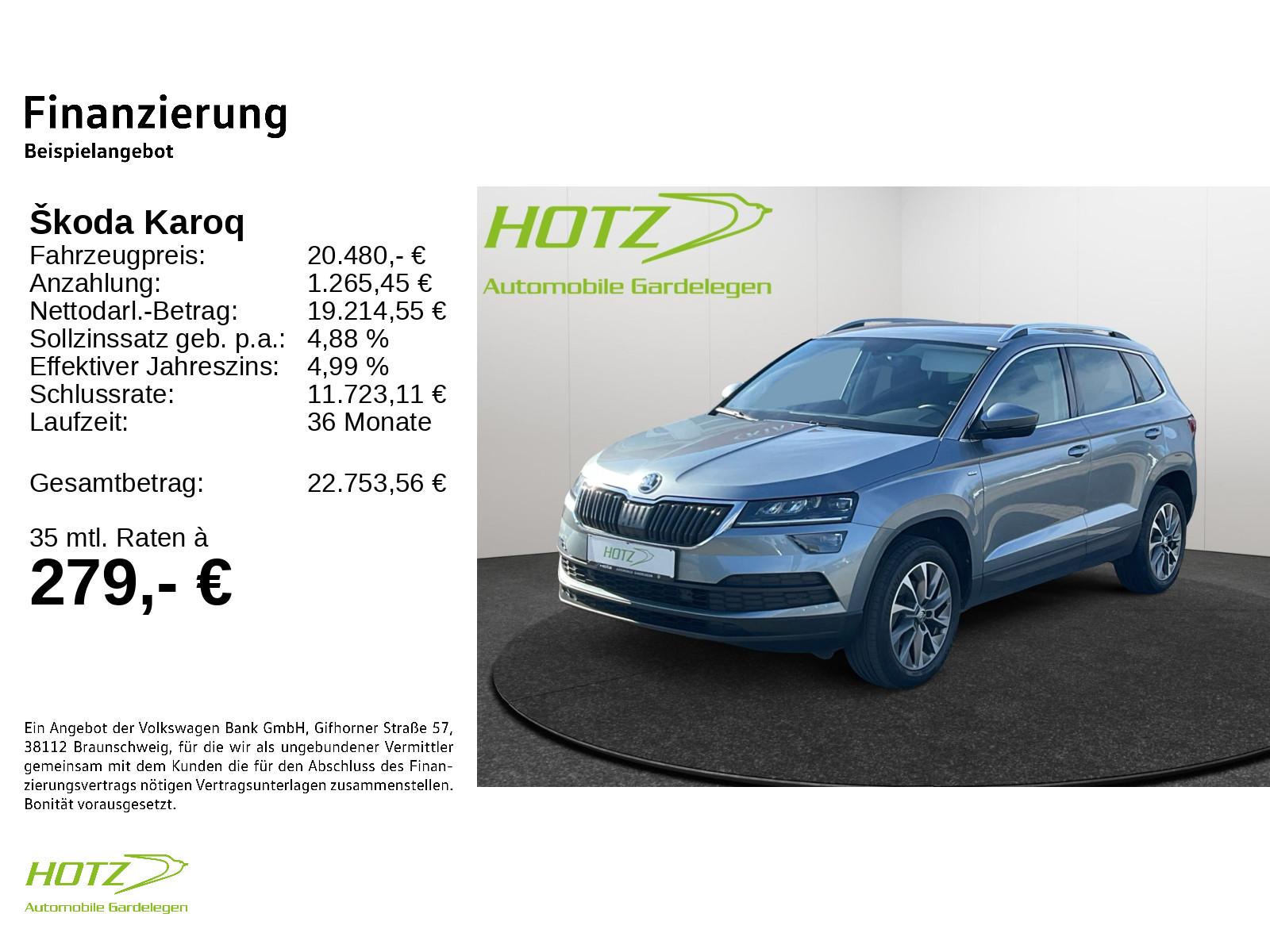 Skoda Karoq 1.0 TSI Clever Rückkam/Tempo/Sitzhzg