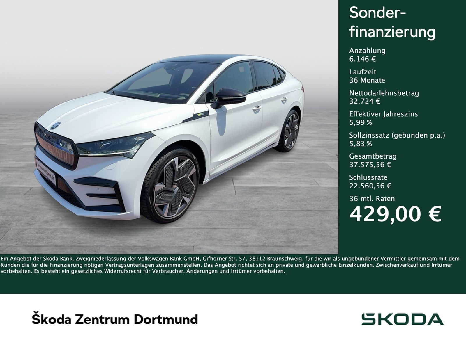 Skoda Enyaq Coupé RS WÄRMEPUMPE PANO CANTON AHK LM21