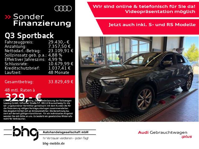 Audi Q3 Sportback S line 35 TFSI S tron.