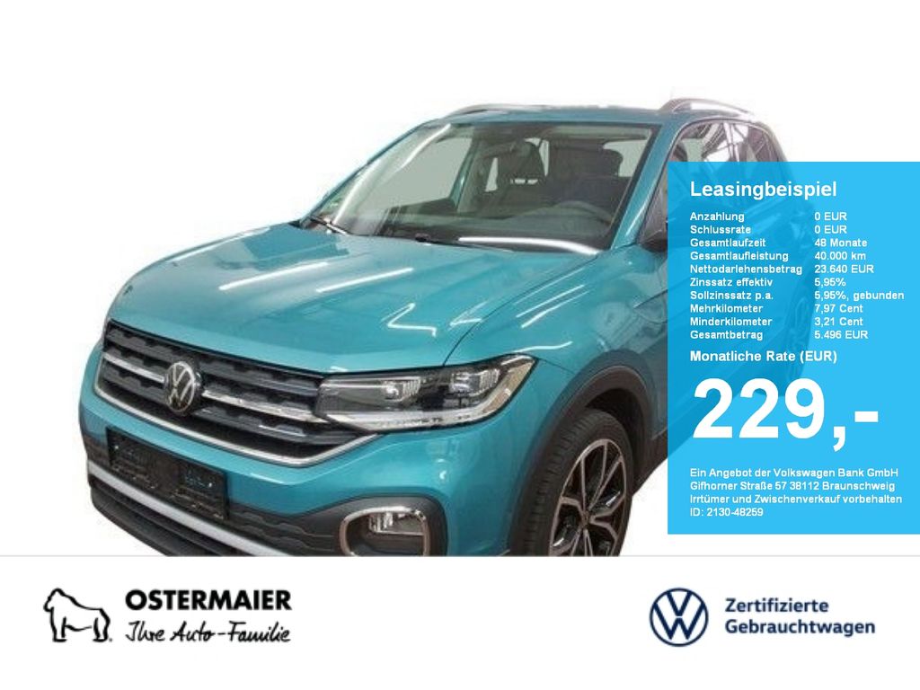 T-Cross STYLE 1.0TSI 110PS DSG ACC.5J-G.AHK.KAME