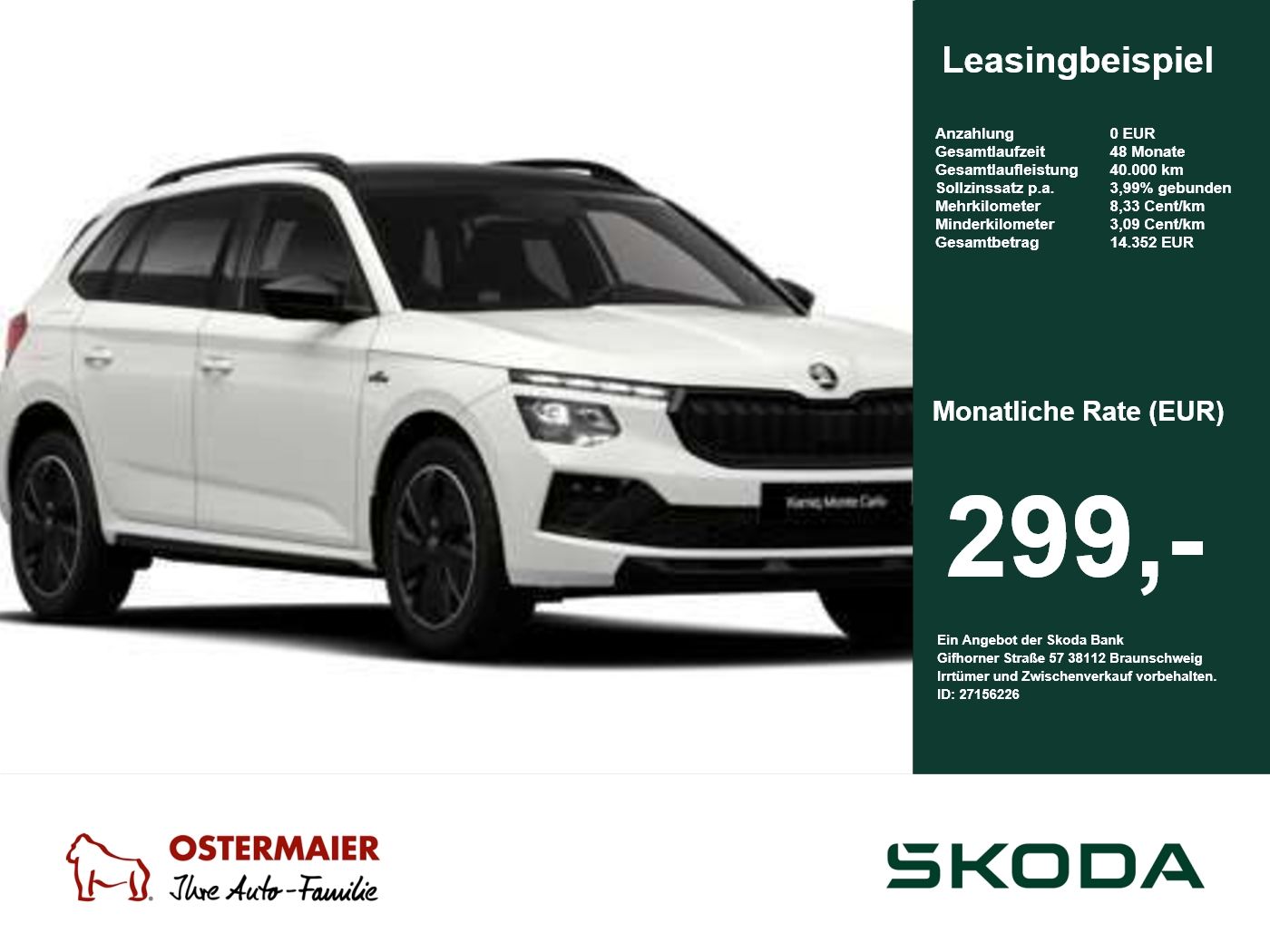Skoda Kamiq Monte Carlo 1.0 TSI MATRIX.TravelA.PANO.AH