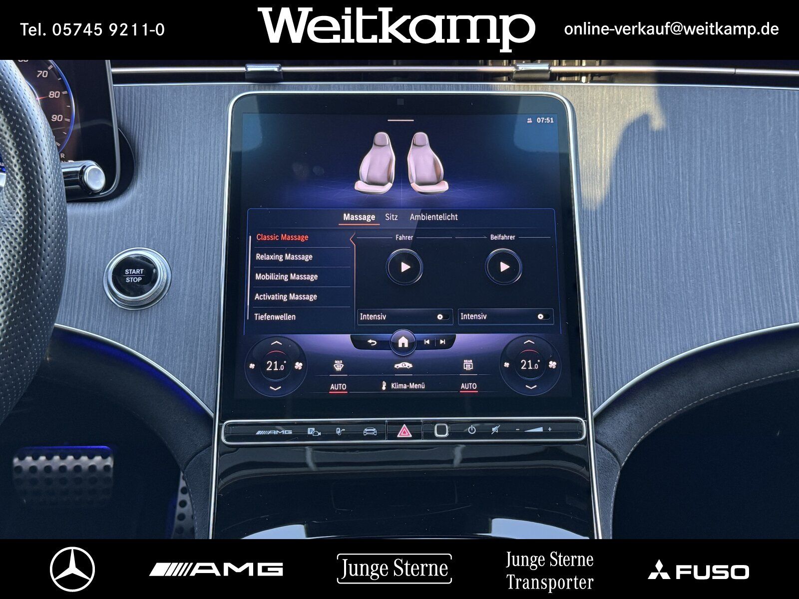 Mercedes-Benz AMG EQE 53 4M+ Night+21"+PremPlus+Massage+Pano foto 15