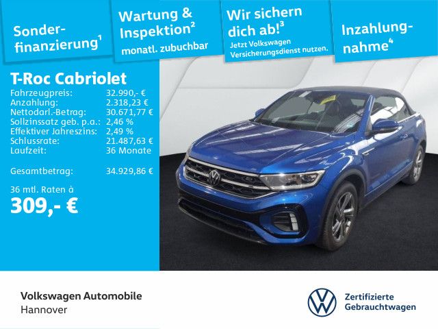 Volkswagen T-Roc Cabriolet 1.5 TSI DSG R-Line Navi AHK LED