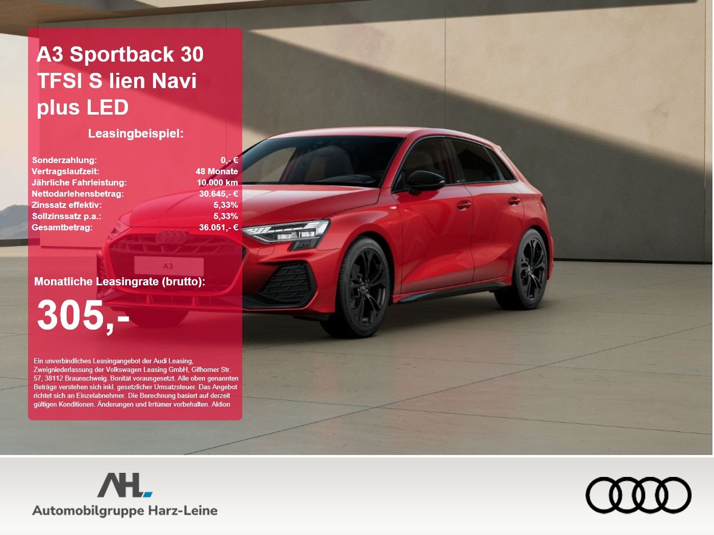 Audi A3 Sportback 30 TFSI S lien Navi plus LED ACC