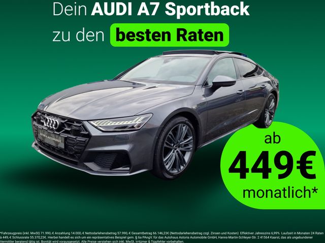 Audi A7 Sportback 2xS-Line Pano Matrix HuD Kamera ACC