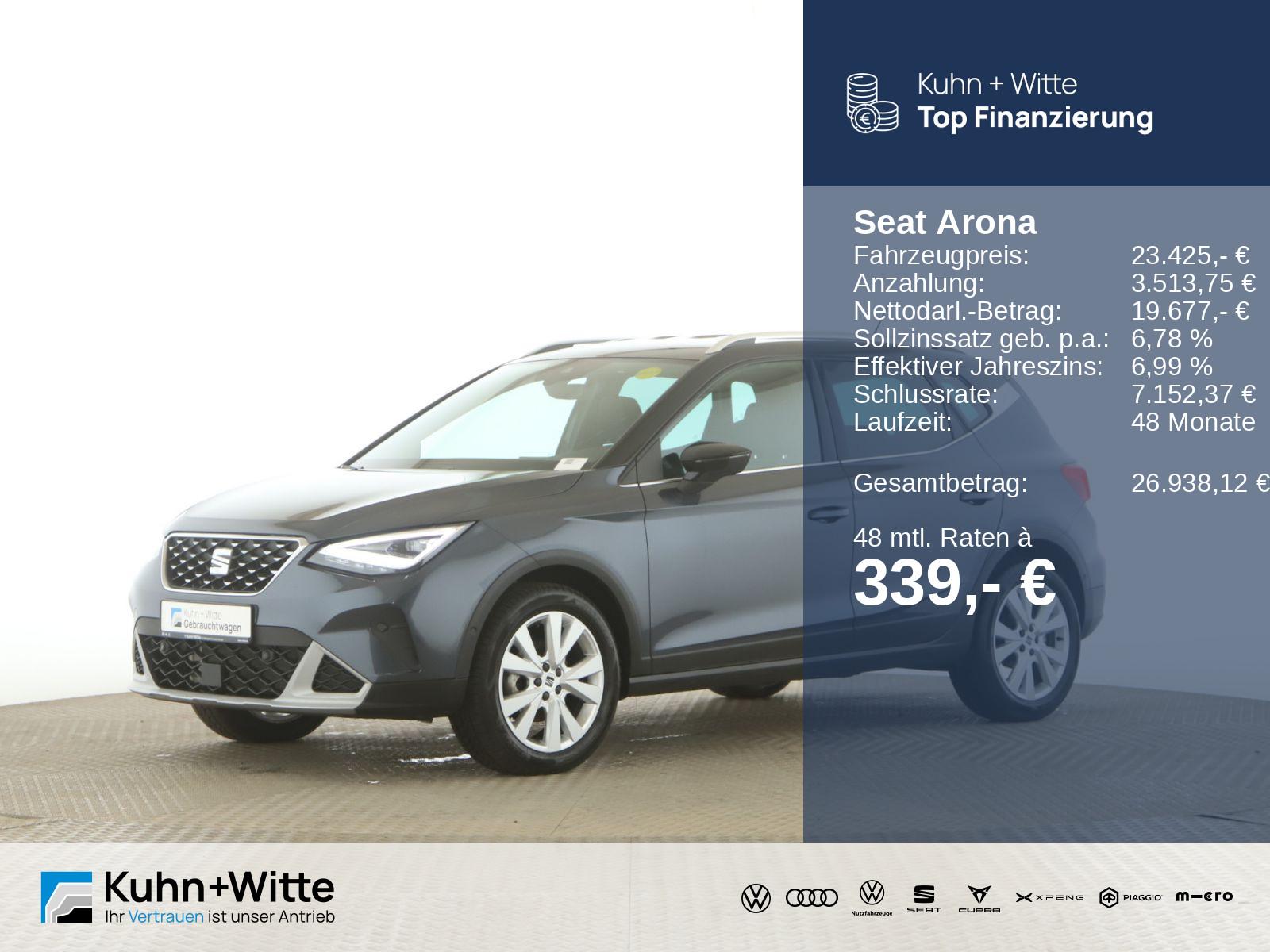 Seat Arona 1.0 TSI Xperience LED+RFK+SHZ+Navi+AppleCa