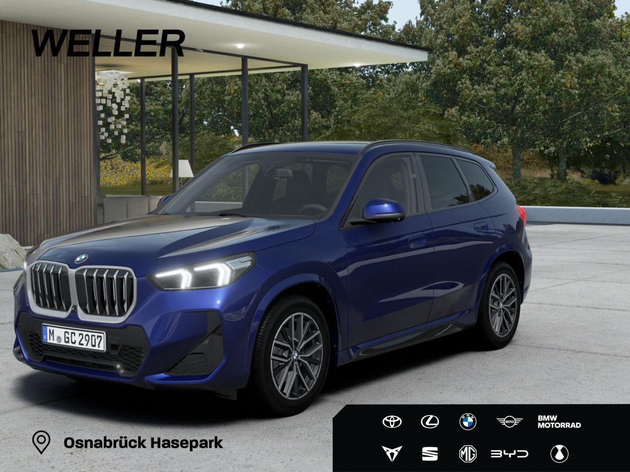BMW X1 sDr20d M SPORT AdLED,AHK,AktivSi,H/K,KomZu