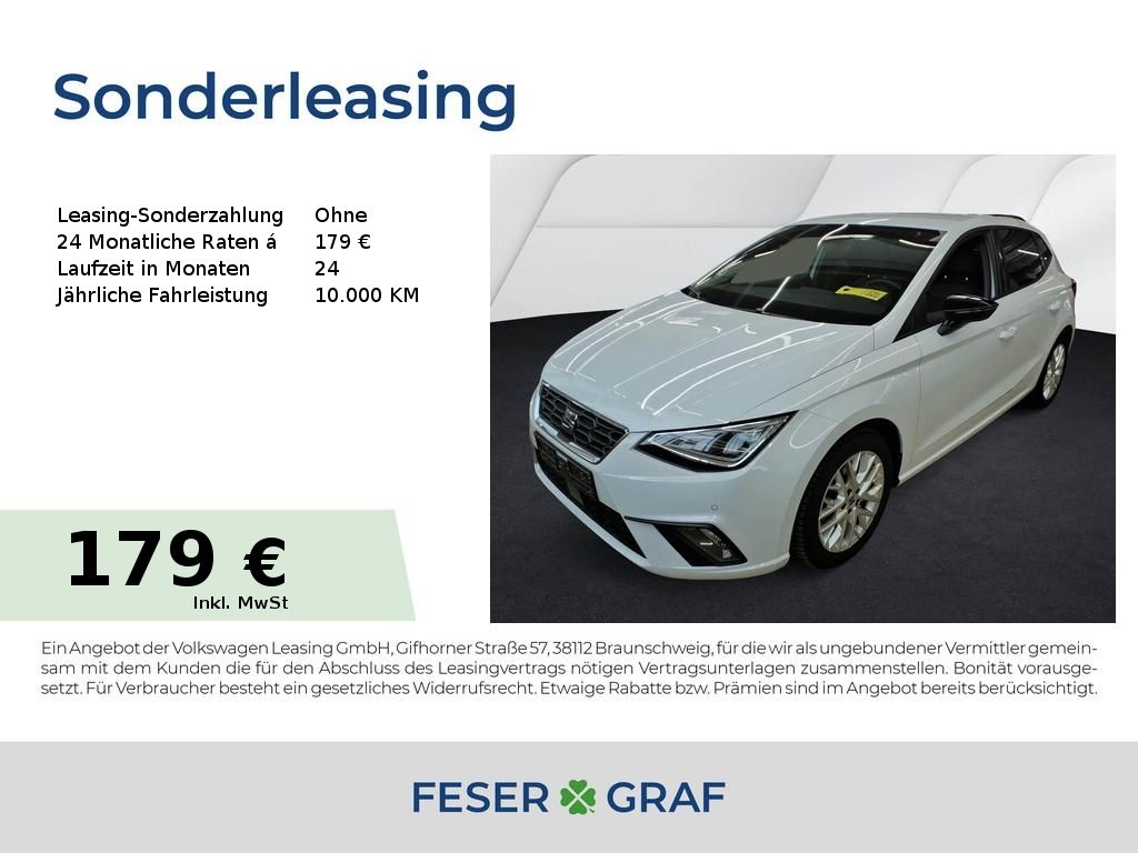 Ibiza 1.5 TSI FR DSG ACC LED Navi RüKa Sitzh 16"