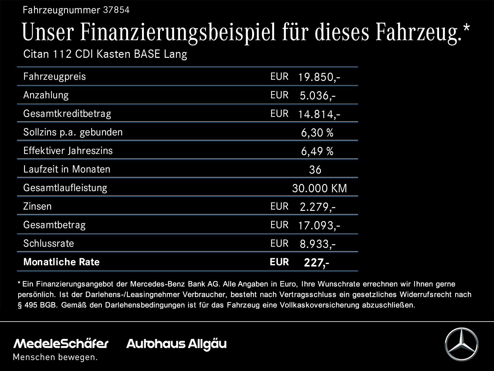 Mercedes-Benz Citan 112 CDI Kasten BASE Lang KAMERA KLIMA MBUX, миниатюра 17