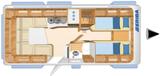 HYMER / ERIBA / HYMERCAR Nova SL 530 -Ald.-Hzg, Mover, Klima, ATC.. - HYMER / ERIBA Wohnwagen Nova
