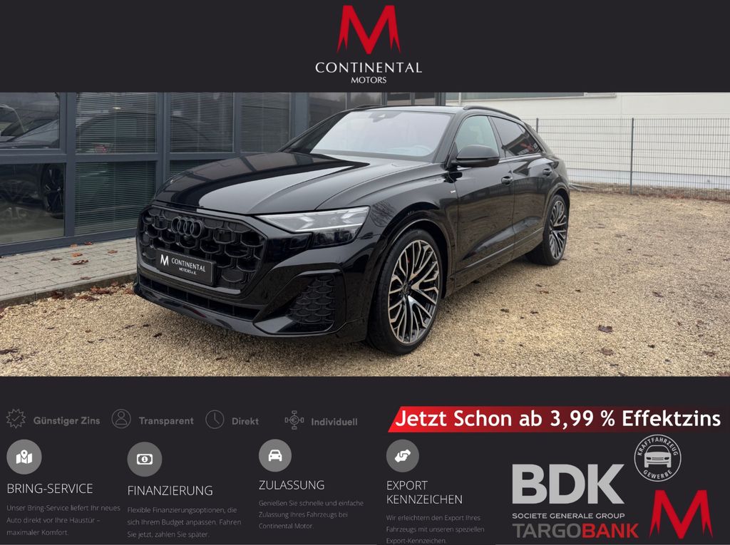 Audi Q8 50 TDI*Sline/B&O/MATRIX-LED/Standh/Sitzbelü*