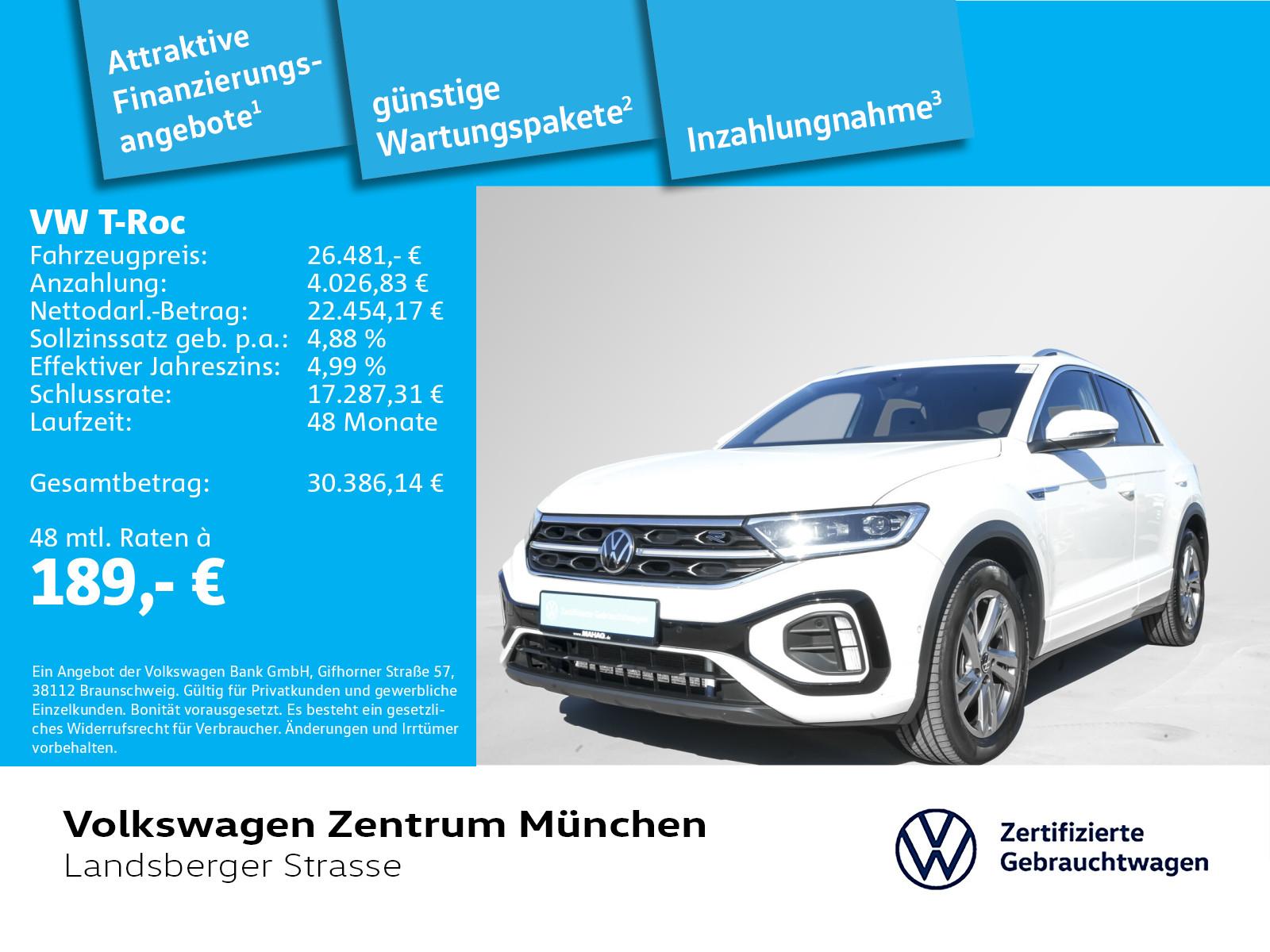 Volkswagen T-Roc R-Line 2.0 TDI 4motion AHK ACC IQ.Light IQ