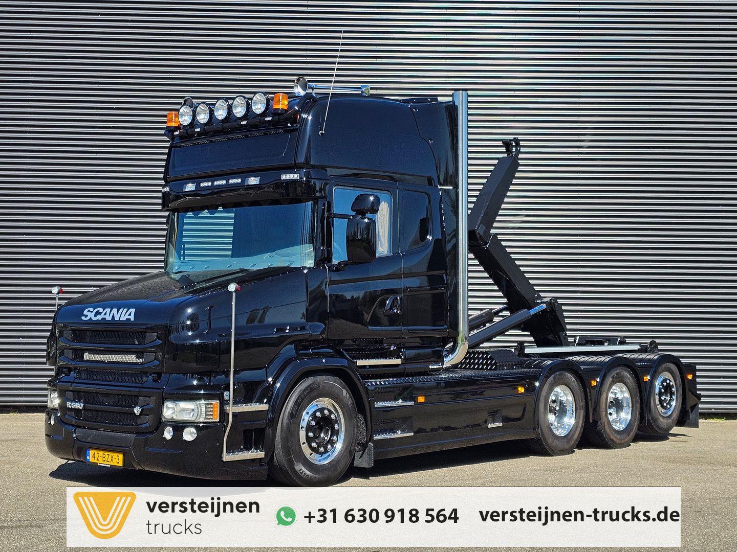Scania T580 8x4*4 / TORPEDO / HOOKLIFT / ABROLKIPPER