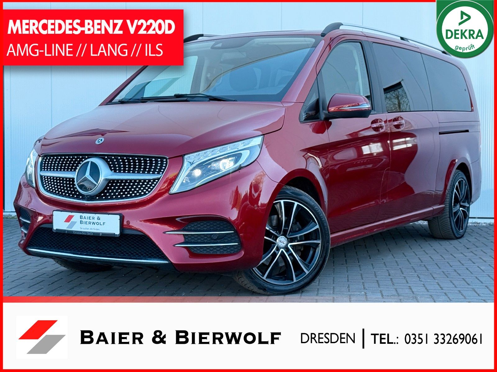 MERCEDES-BENZ V 220d EDITION 19 extralang ILS AMG-LINE STANDH.