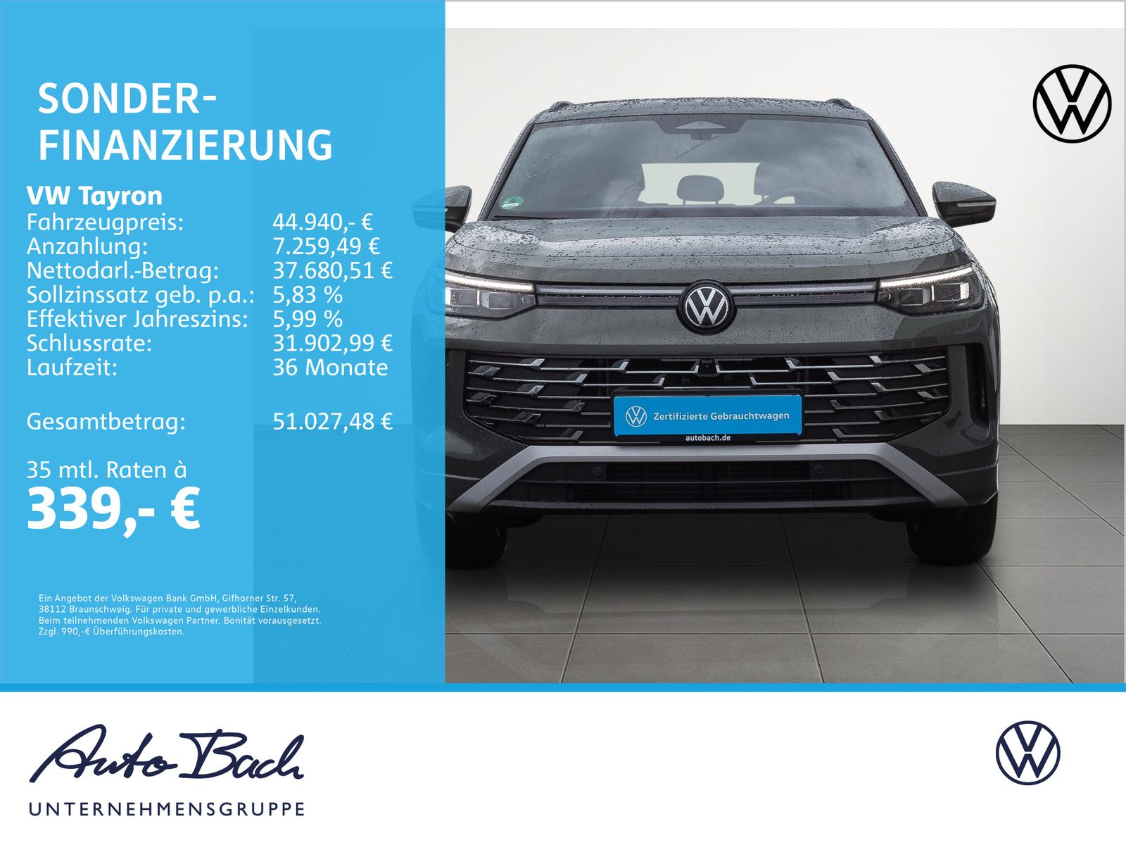 Volkswagen Tayron 2.0 TDI DSG Elegance, 7-Sitze, Navi, HD-L imagem 2