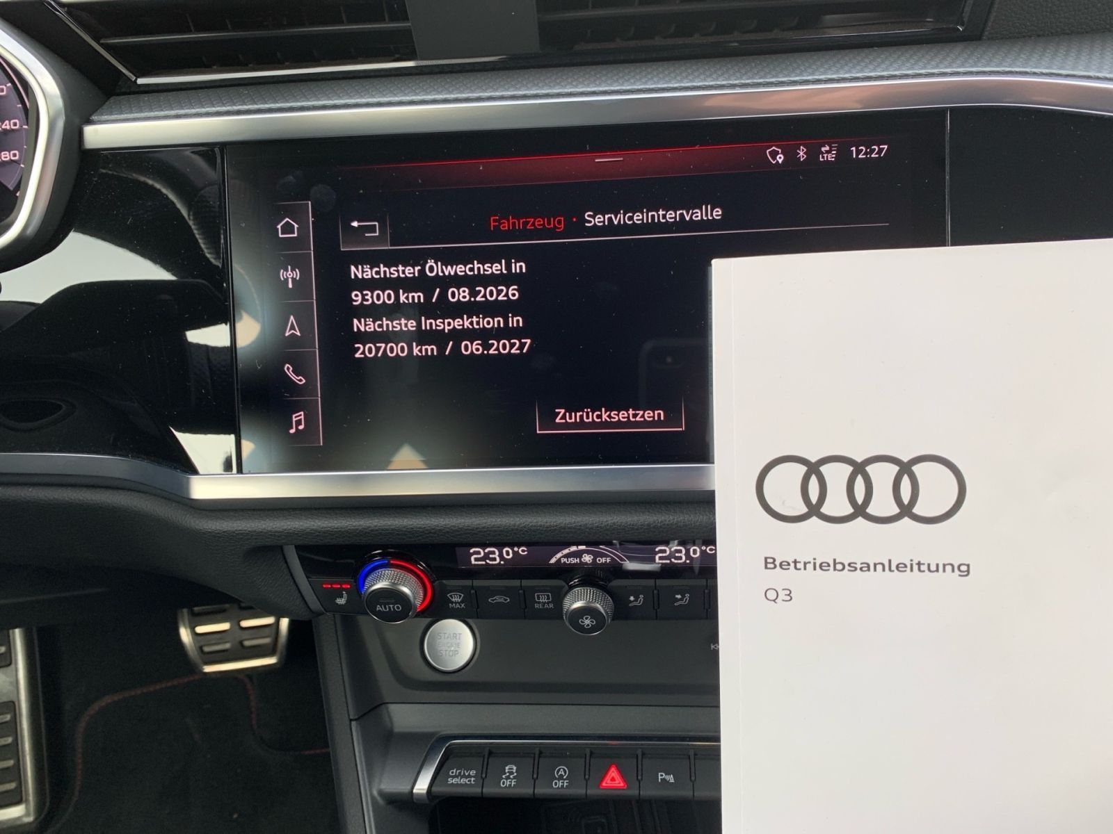 Fahrzeugabbildung Audi Q3 Sportback 45 2.0 TFSI quattro S line Aut.