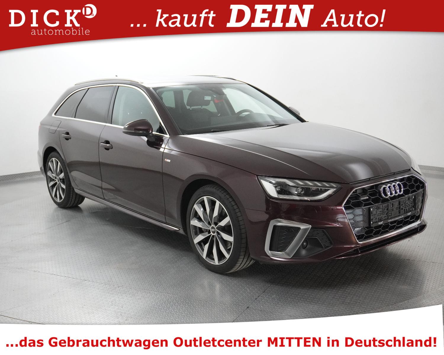Audi A4 40 TFSI Quat S LINE SPORT+PANO+B&O+MATRI+HEAD