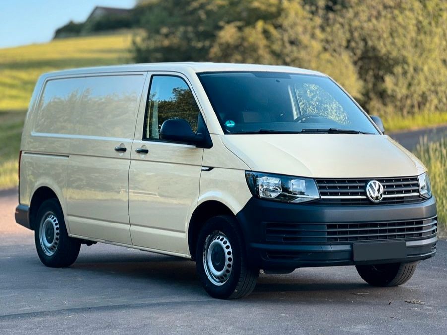 Volkswagen T6 Transporter 2017, 2.0D dīzelis, Manuāls, Furgons, Bēšs — Latvijā