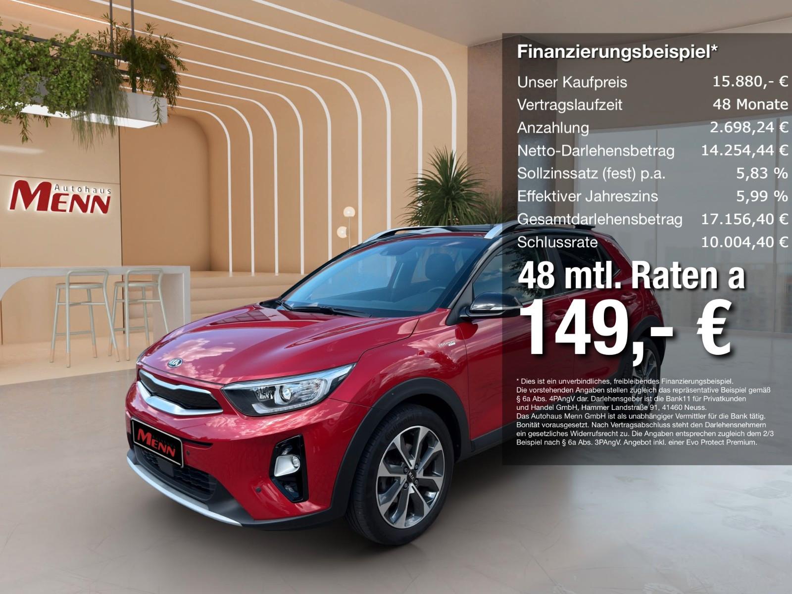 Kia Stonic 1.0T 120 Platinum Navi Kamera Sitzheizung