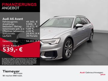 Audi Leasingangebot: Audi A6 Avant 45 TFSI 2x S LINE HuD 360 LM19 MATRIX