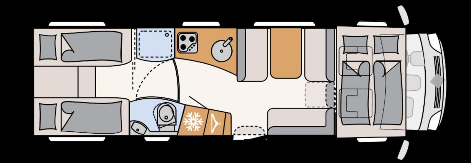 Dethleffs Globetrotter XXL A 9000-2 EB 7,2to. AHK