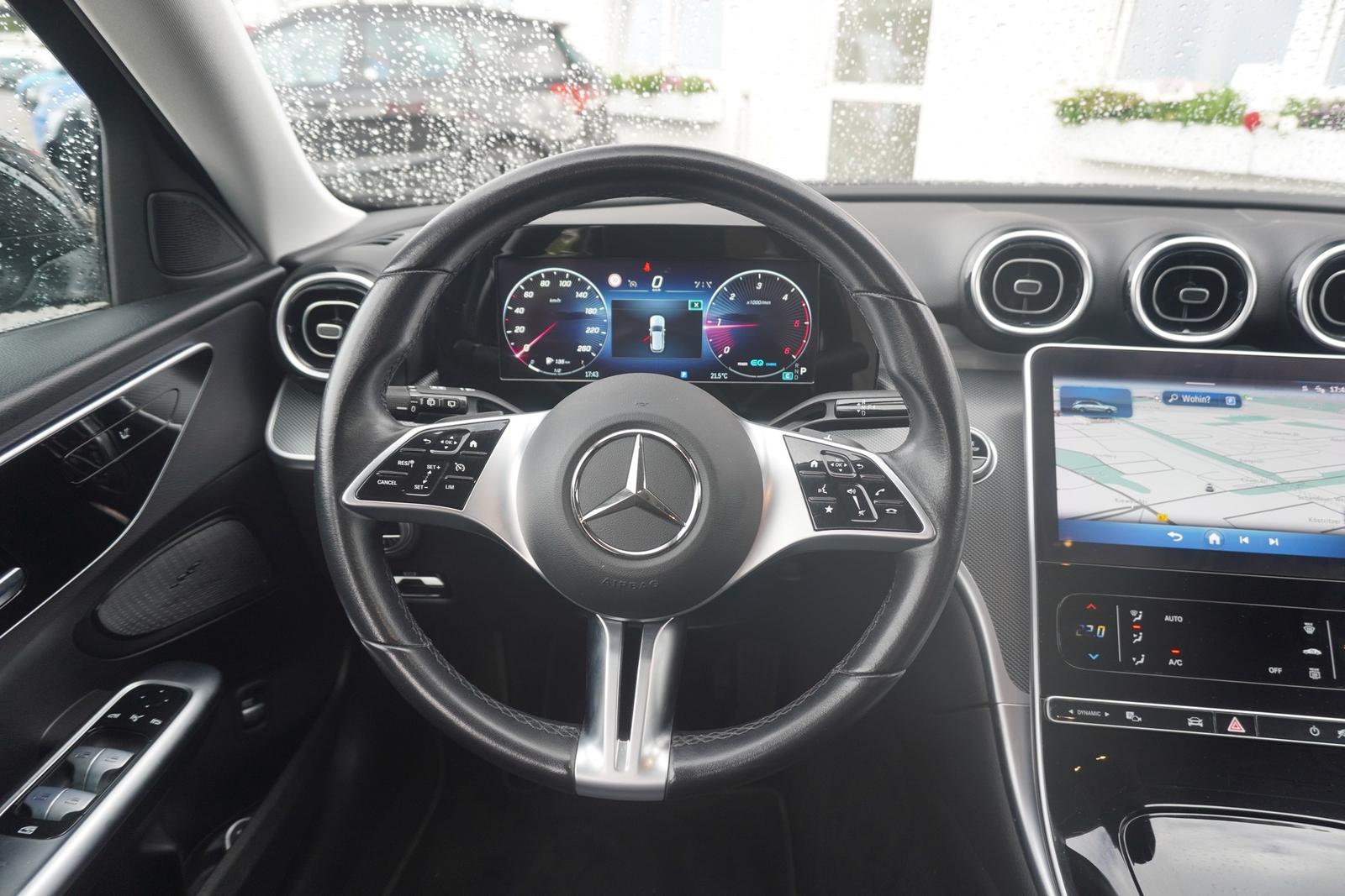 Mercedes-Benz C-Class C200 d T Avantgarde 9G-Tronic LED Navi Teilleder, миниатюра 13
