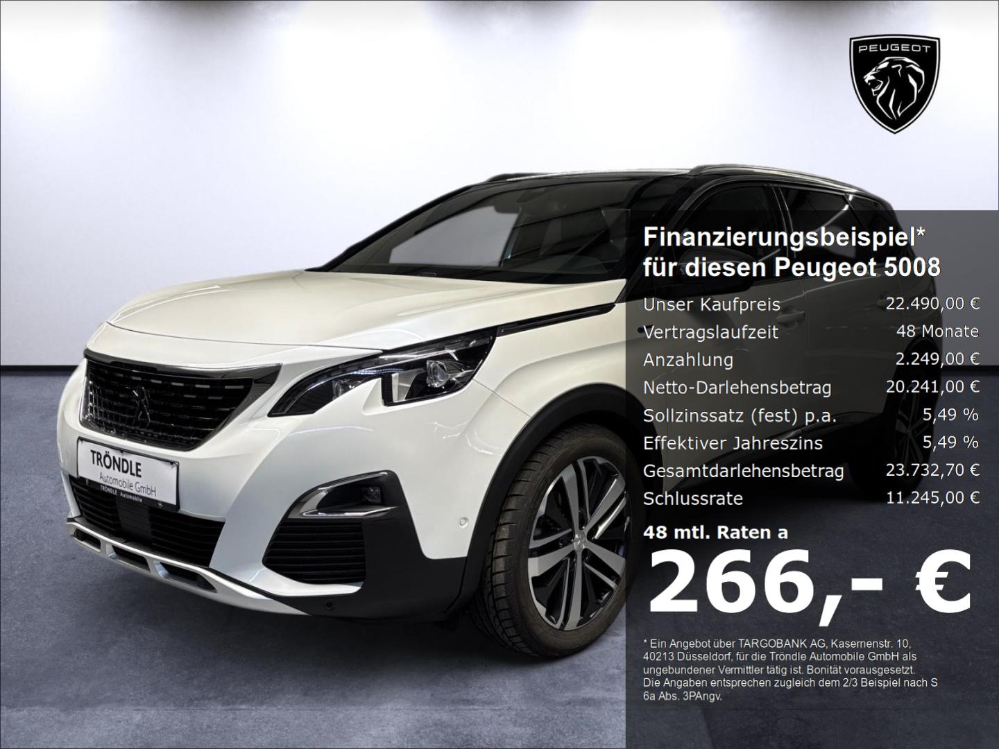 Peugeot 5008 BlueHDi 177 GT-Pack AHK-abnehmbar El. Panod