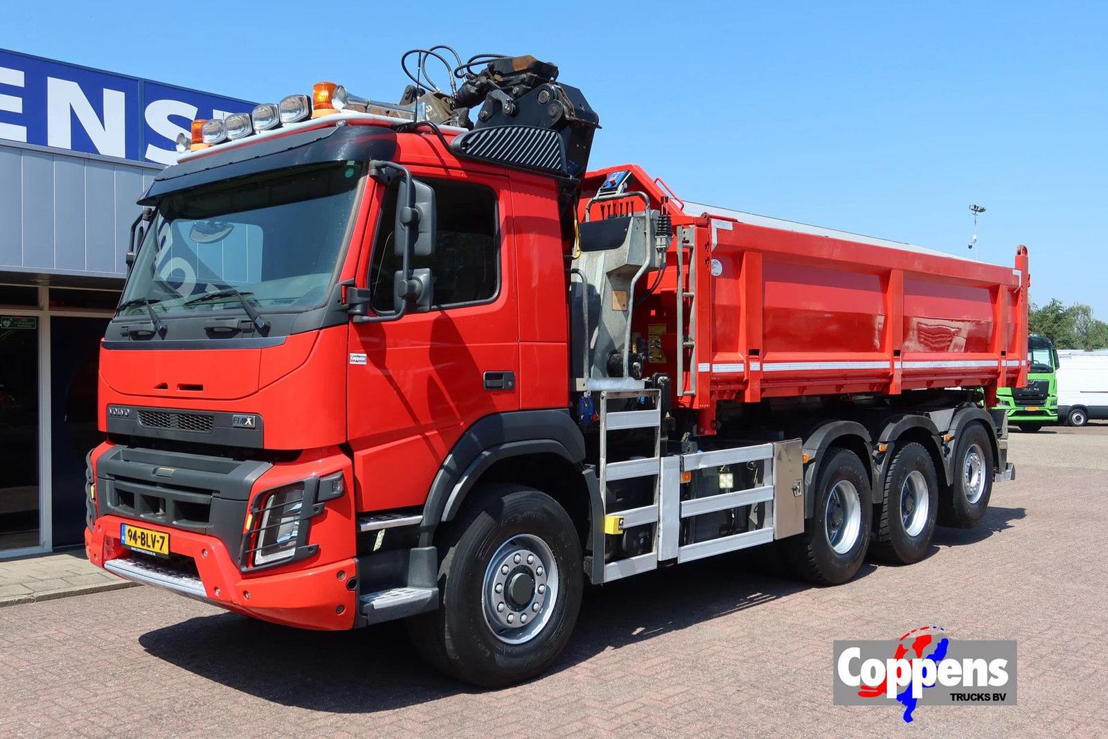 Volvo FMX 420 Kipper+Kraan H.M.F. 1943Z2 Rotor+Grijper