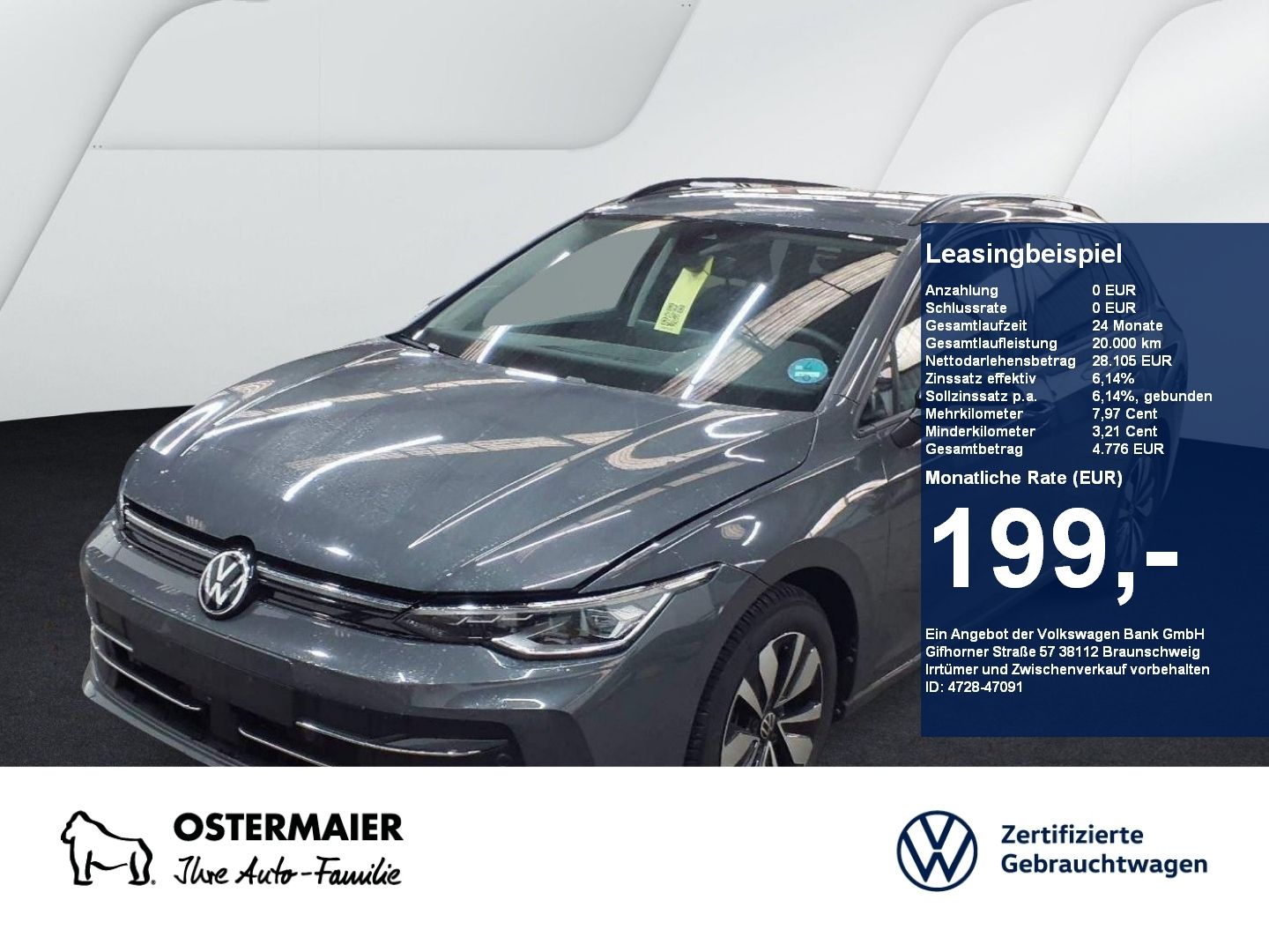 Volkswagen Golf VIII Variant GOAL 1.5eTSI 150PS DSG ACC.AHK