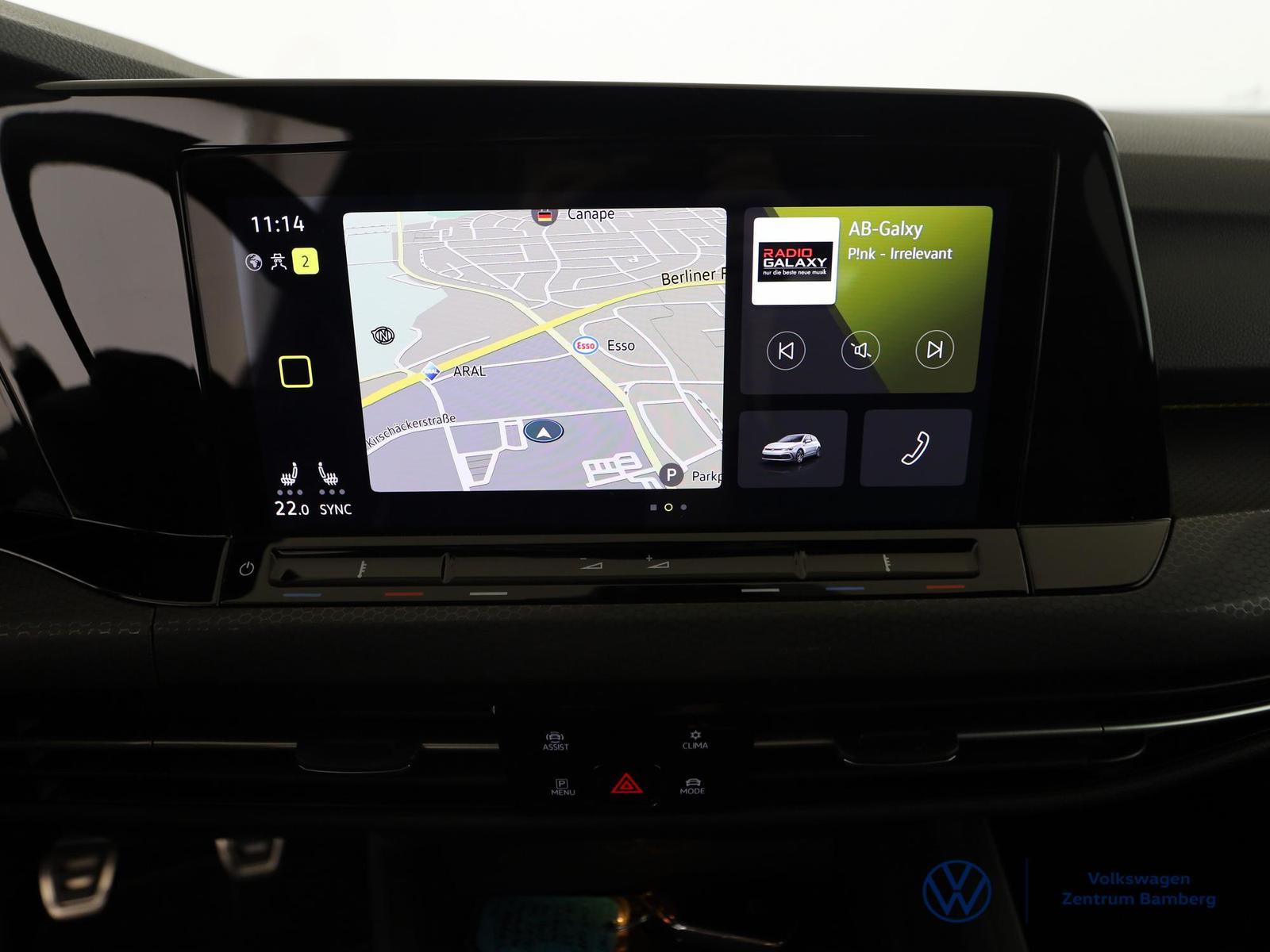 Volkswagen Golf VIII 2.0 TSI GTI "Black Style"+ACC+APP+LED, миниатюра 9