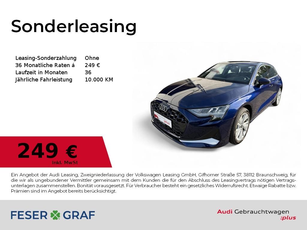 A3 Sportback Advanced 35TFSI SHZ/AHK/Navi+/VC+