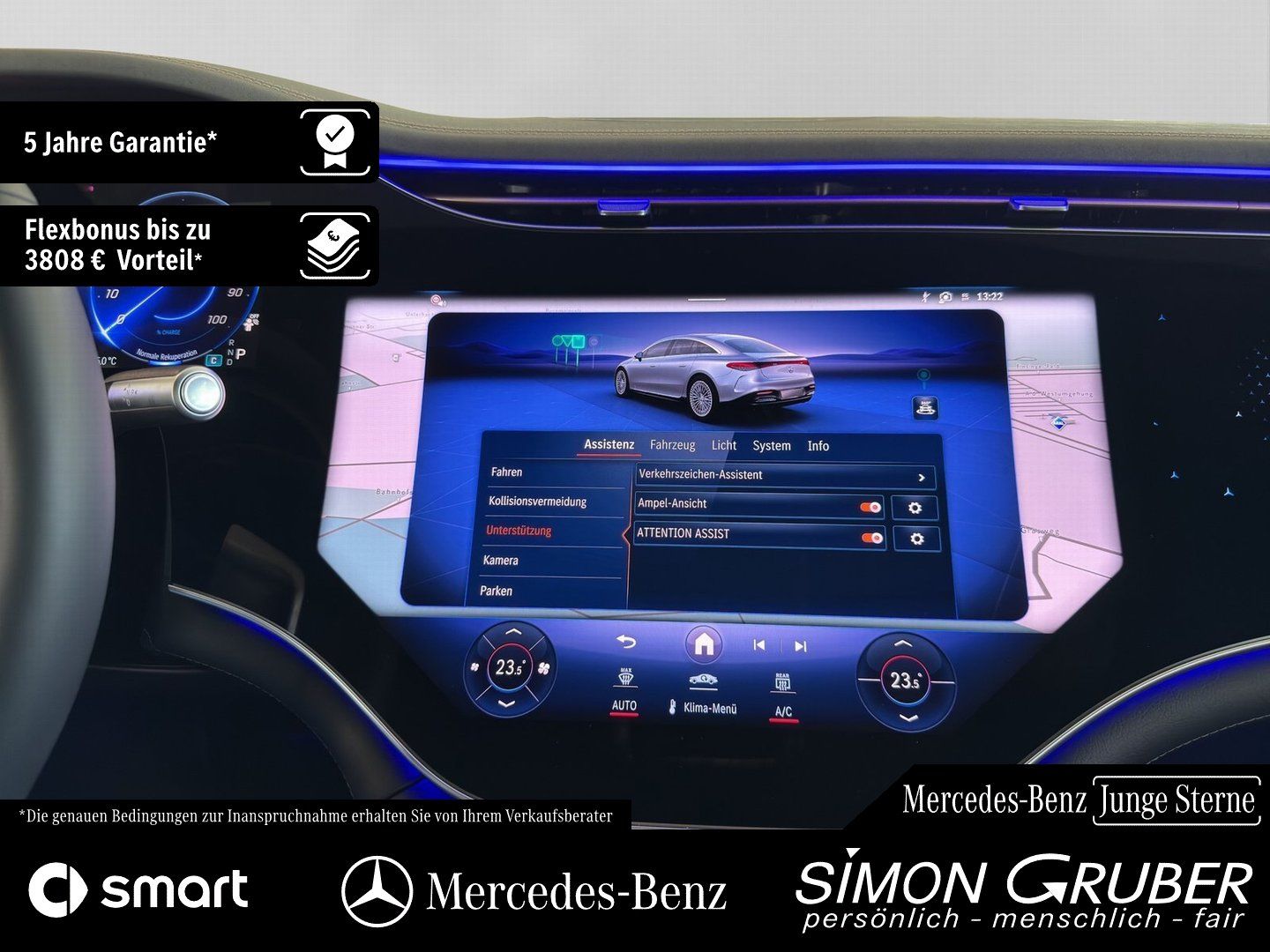 Fahrzeugabbildung Mercedes-Benz EQS 450 4M AMG Elec. Art Hyperscreen HAL Mod2026
