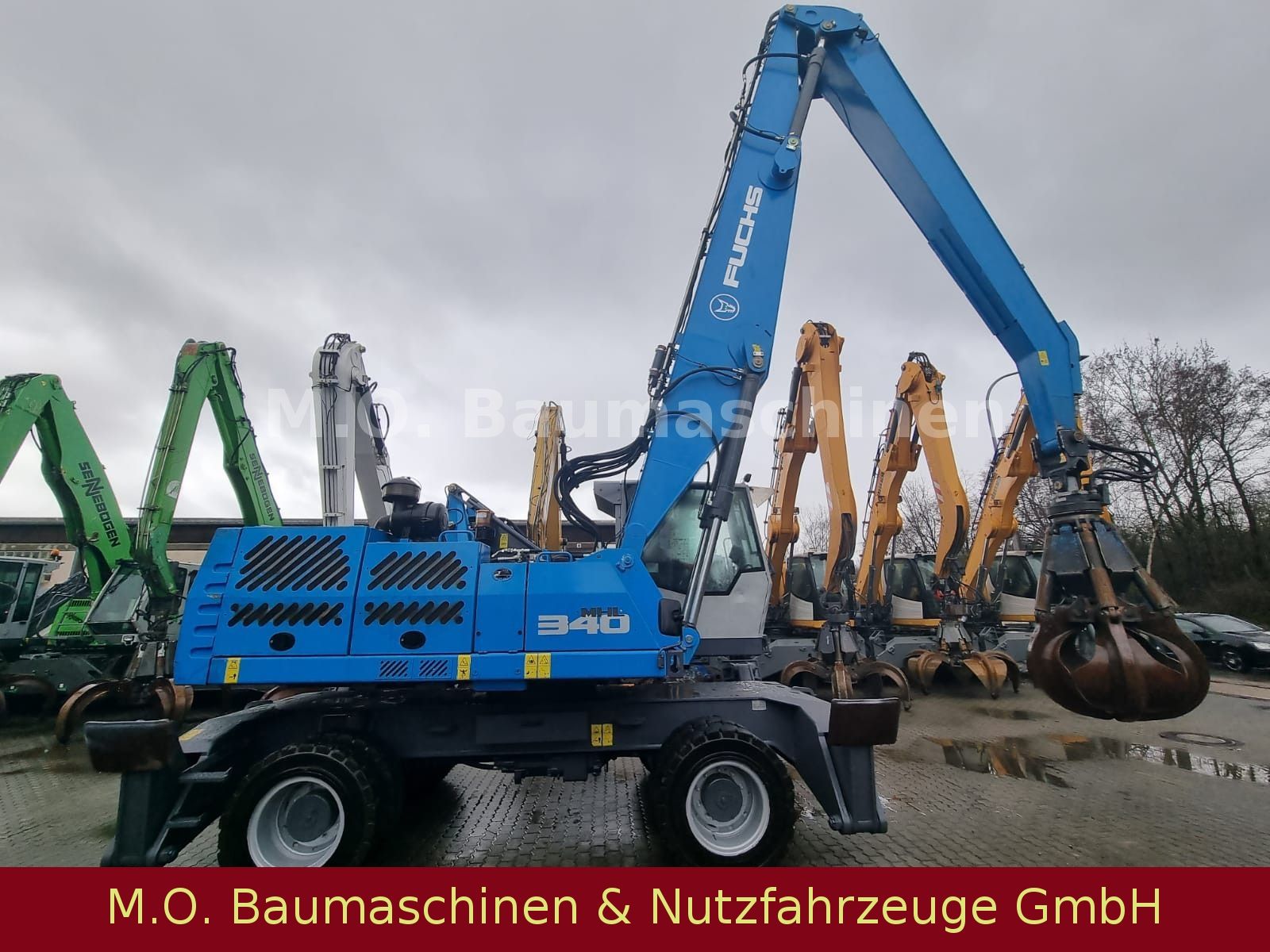 Fahrzeugabbildung Fuchs MHL 340 / AC  /Polypgreifer / ZSA /Magnetanlage/