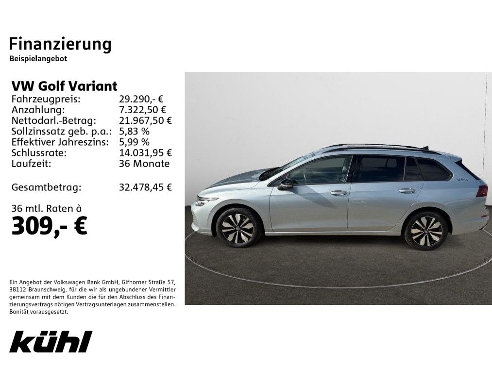 Volkswagen Golf VIII Variant 1.5 eTSI DSG Goal Nai AHK LED foto 2