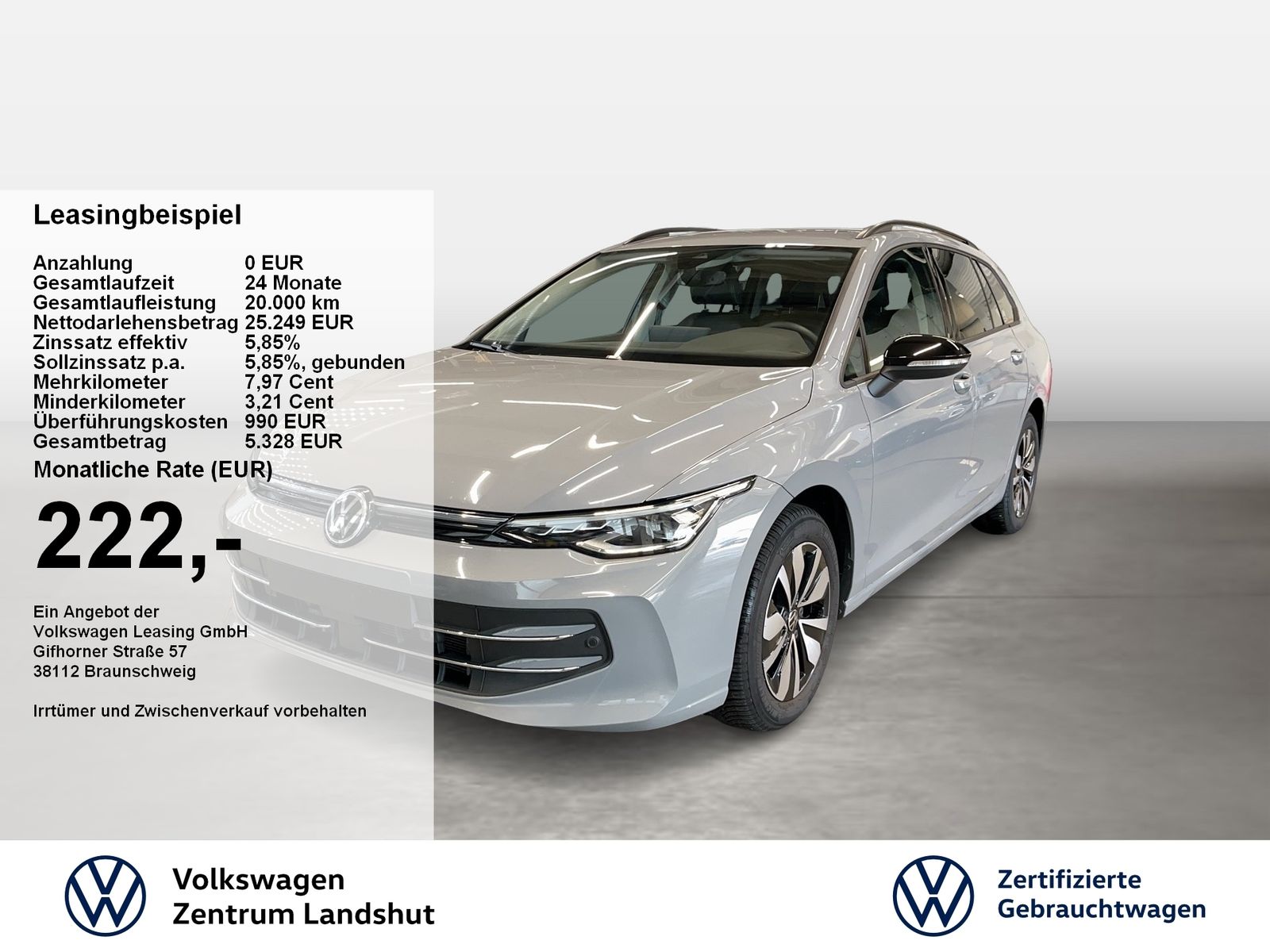 Volkswagen Golf VIII Variant GOAL 1.5 TSI ACC AHK DynLicht
