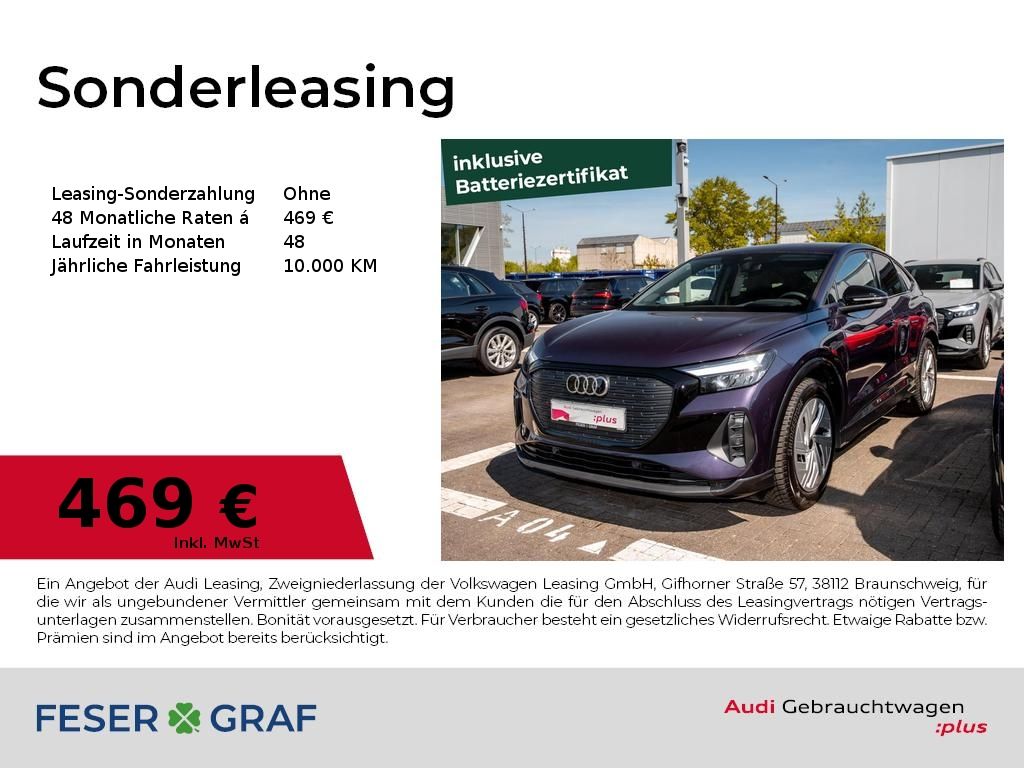 Audi Q4 SB 45 e-tron qu./adv./LED/Navi+/CarPlay