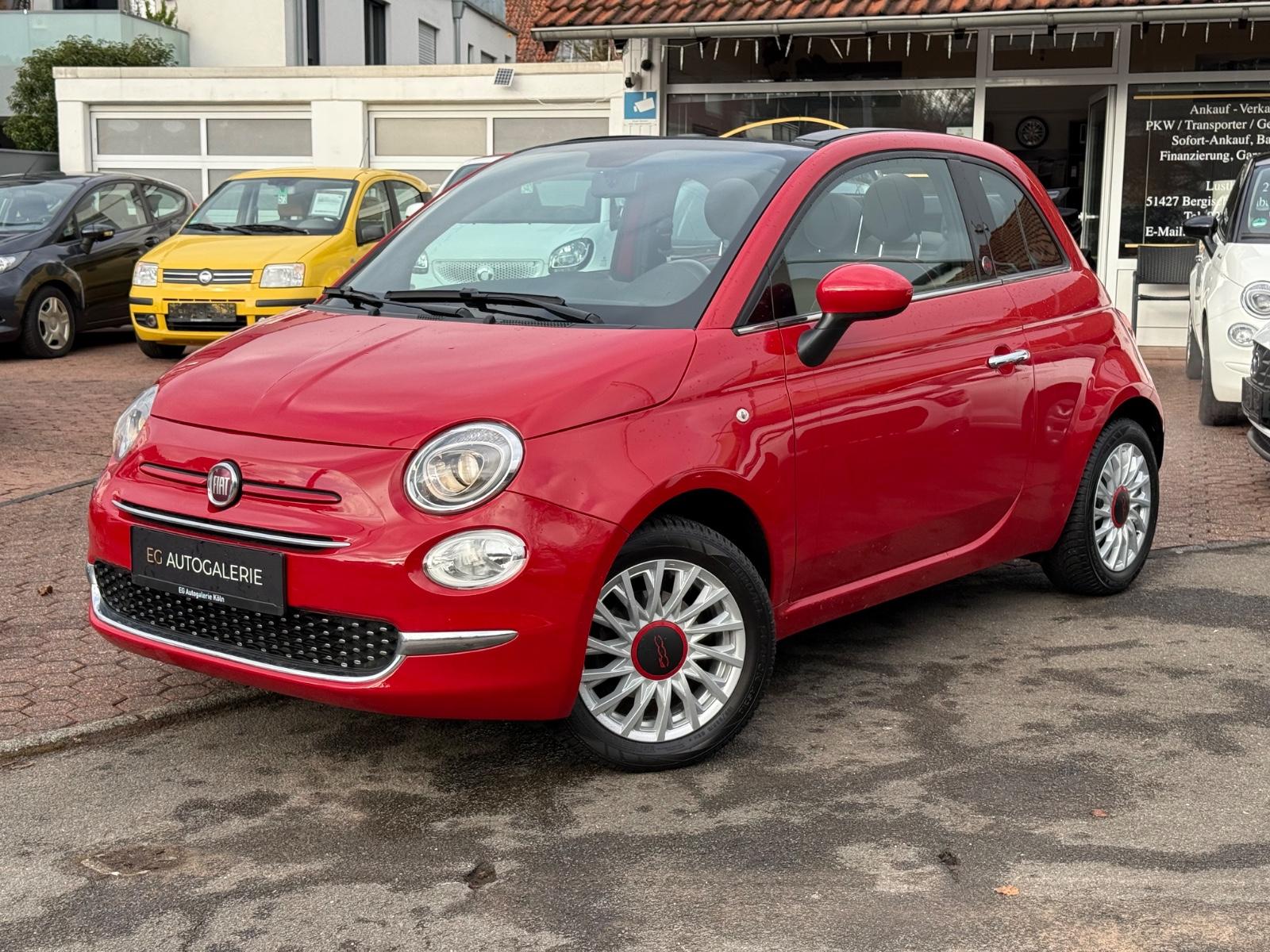 Fiat 500 Red *1.Hand*Mwst*Allwetter*TÜV*DAB+