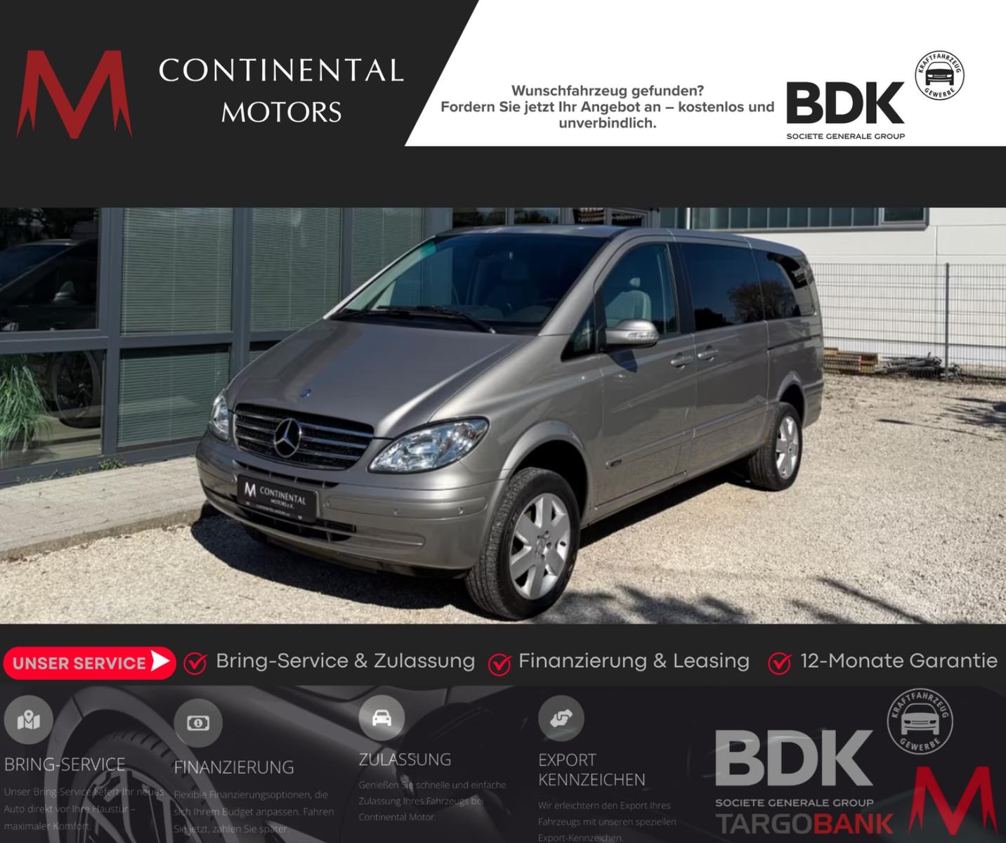 Mercedes-Benz Viano 2.2 CDI 4x4 lang*8-Sitzer*Automatik*Klima*