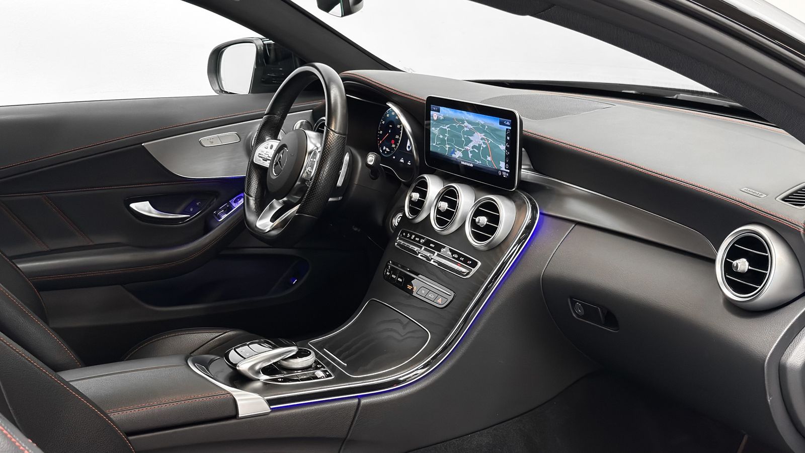 Mercedes-Benz C 300 d Coupe AMG Virtual Pano Burm Ambiente foto 14