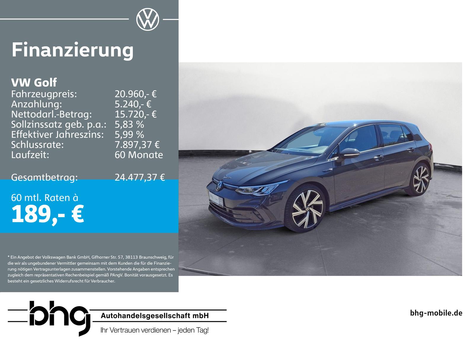 Volkswagen Golf 1.5 TSI R-Line