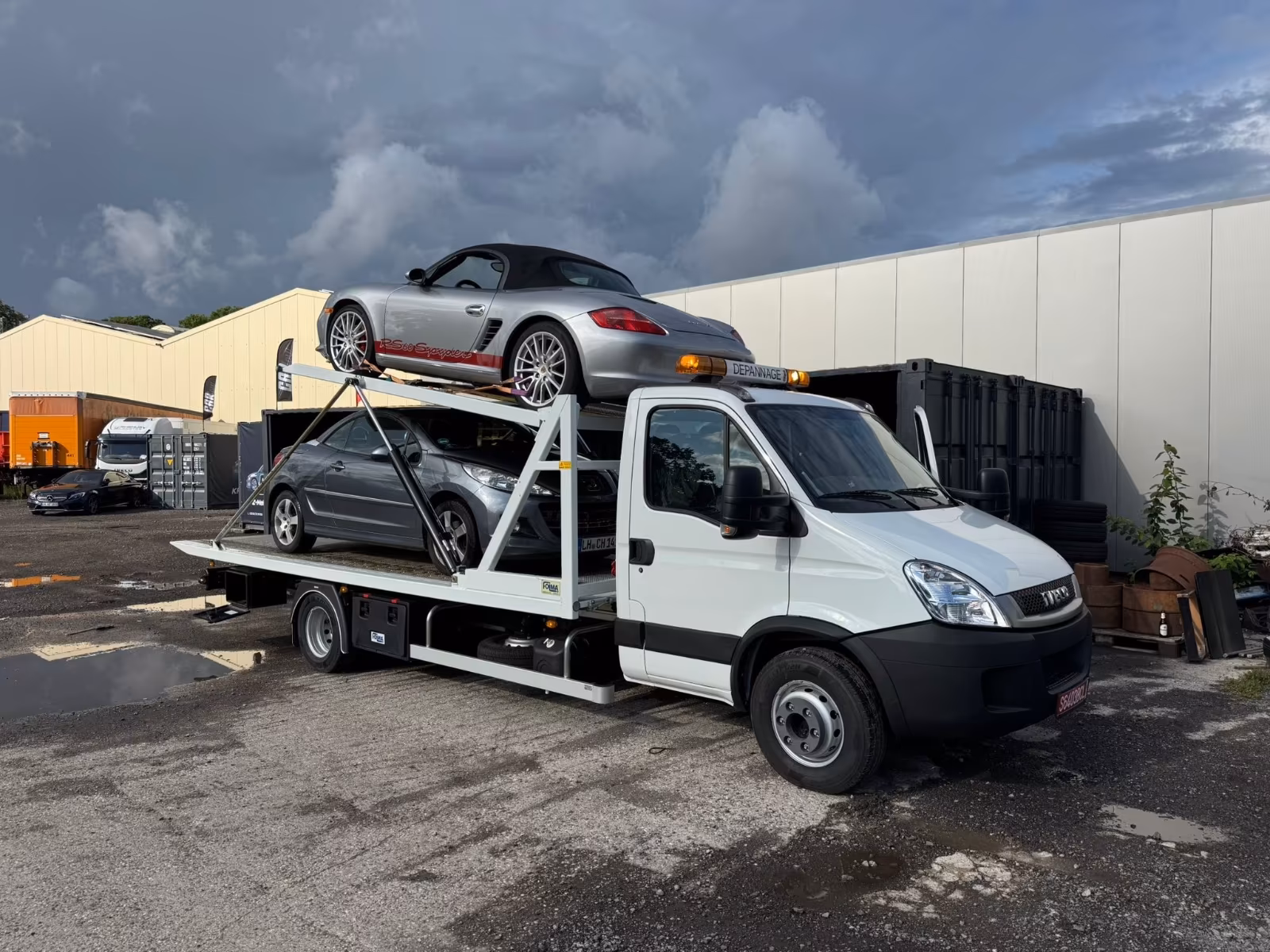 Iveco Daily 70C15H/Schiebeplateau/Doppelstock/