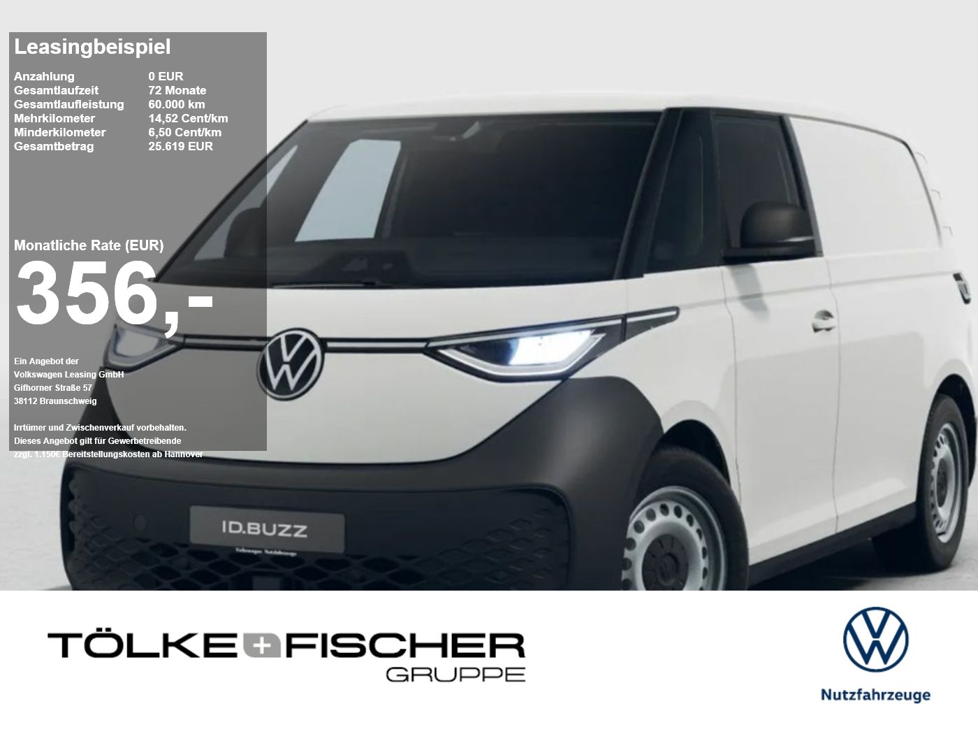 Volkswagen ID. Buzz Cargo KR Pure 58 kWh Automatik MOD.27