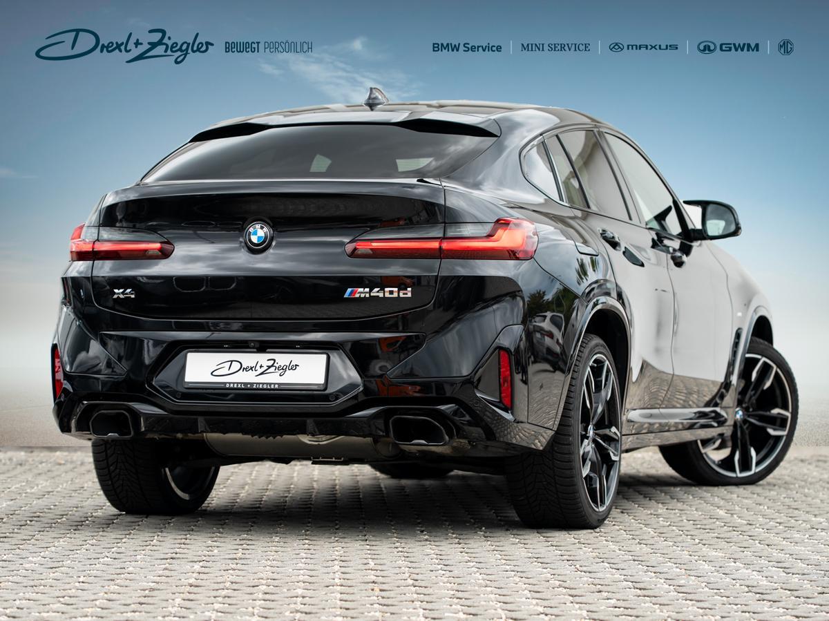 BMW X4 M40d AHK PANO ACC HuD H&K Sitzlüft KoZg 360°